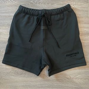 Essentials Gear is God Black Shorts